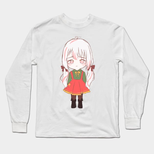 little christmas girl Long Sleeve T-Shirt by Store Linux8888